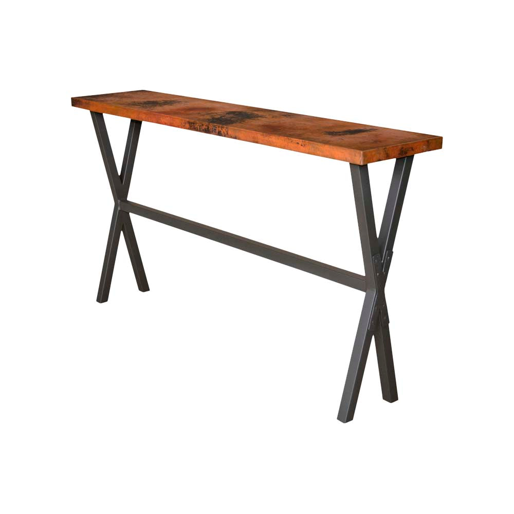 X Brace Console Table – The Iron Shoppe, Handmade Furniture and Accessories